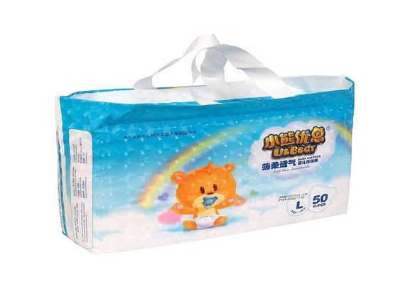 Dây thắt lưng co giãn OEM Tã dán cho bé siêu thấm hút S Shape Magic Tape