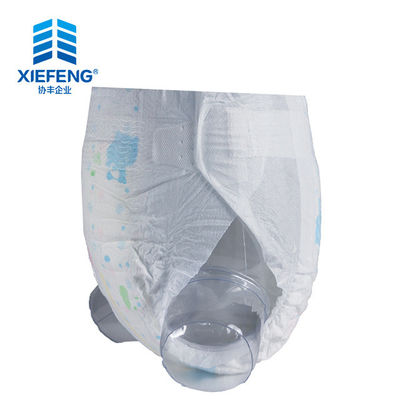 Tã lót trẻ em dùng một lần bằng sợi Fluff Tã lót chống rò rỉ 3D Tã chỉ báo độ ẩm