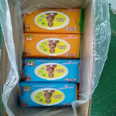 OEM ODM Khăn ướt Em bé Màu trắng