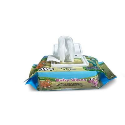 Khăn ướt dành cho trẻ sơ sinh Spunlace No Fluorescer 50gsm dành cho trẻ sơ sinh