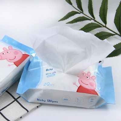 Thân thiện với da Khăn lau em bé bằng tre có thể phân hủy sinh học 120 chiếc Thân thiện với môi trường