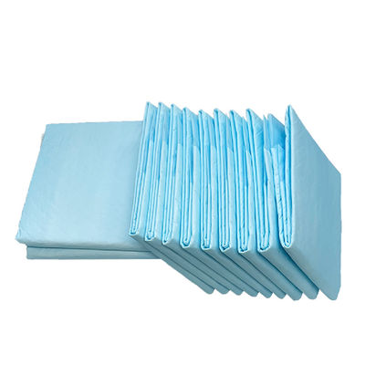 Màu xanh lam SAP Tấm lót giường không kiểm soát dùng một lần 60 * 60cm Tấm lót không kiểm soát