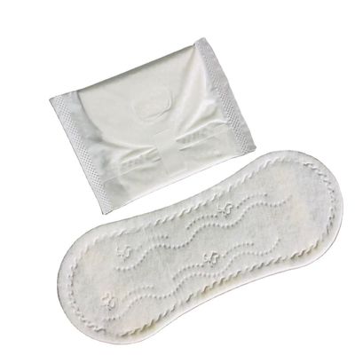 SGS Chống rò rỉ Quần lót cotton tinh khiết Tấm lót vệ sinh không dệt 190mm Không có cánh