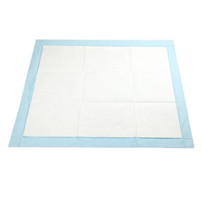 Bề mặt khô Tấm lót thú cưng màu xanh da trời không dệt 60 * 150cm Tấm lót chó con dùng một lần