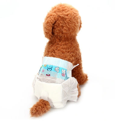 Fluff Pulp Sap Layer Tã cho thú cưng dùng một lần Tã lót cho chó già