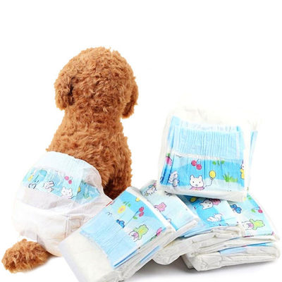 Cotton Topsheet Tã cho thú cưng dùng một lần PE Film SAP Tã lót cho chó nhỏ