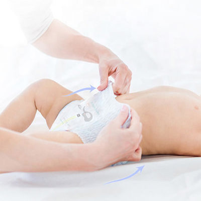 Ngăn ngừa nước khô nhanh Tã bơi cho trẻ sơ sinh USA Fluff Pulp