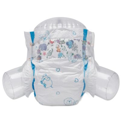 Tã bảo vệ rò rỉ không dệt FDA Màu in cho trẻ sơ sinh