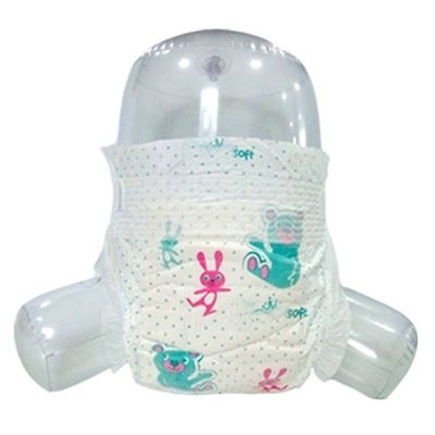 Ngăn ngừa rò rỉ 3D Tã lót trẻ em mềm mại thoáng khí với tấm phủ không dệt hút nước