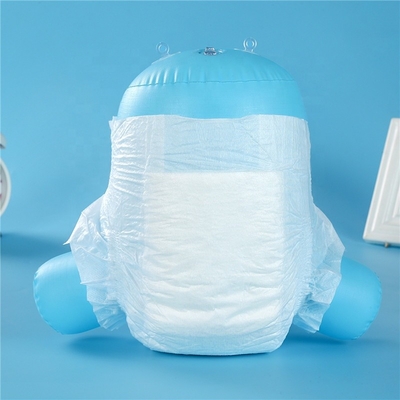 In không dệt Topsheet Fluff Bột giấy dùng một lần Tã lót cho bé 3D Bảo vệ rò rỉ