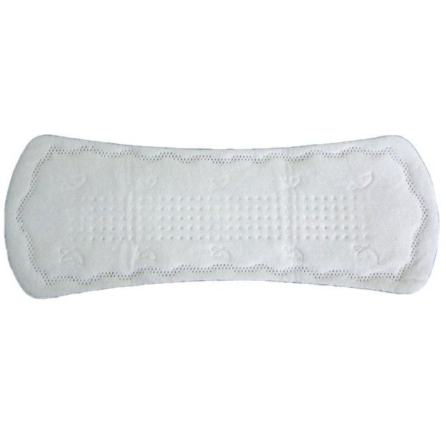 SGS Chống rò rỉ Quần lót cotton tinh khiết Tấm lót vệ sinh không dệt 190mm Không có cánh